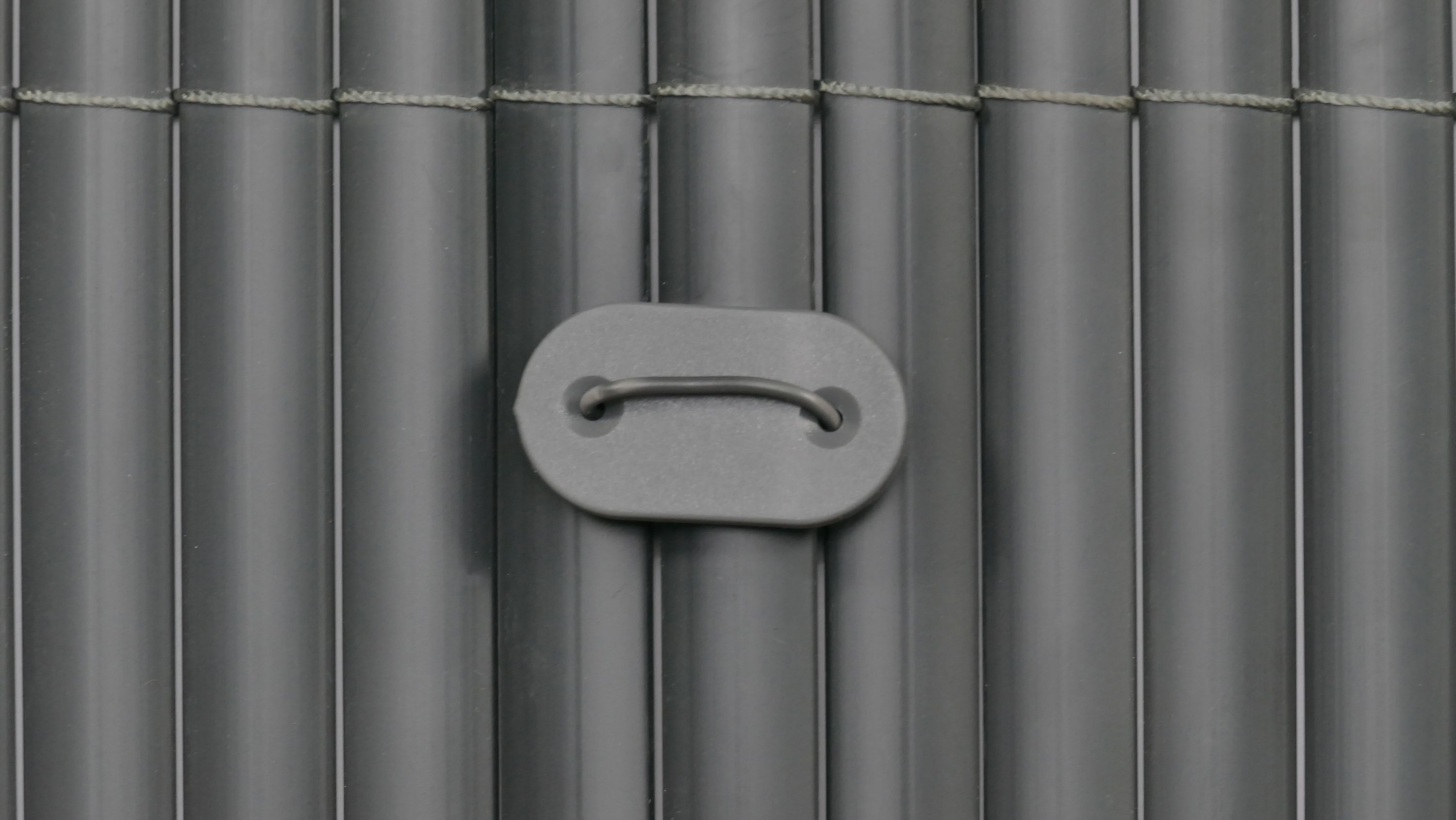 Sichtschutzmatte PVC Befestigungs-Kit 100 Stk. anthrazit