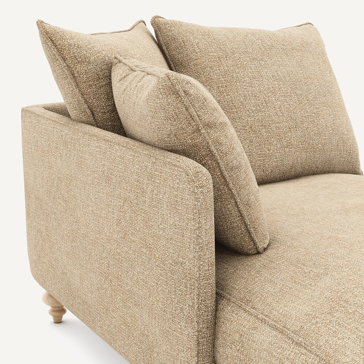 AM.PM<br>Chaise longue feita de algodão Lazare