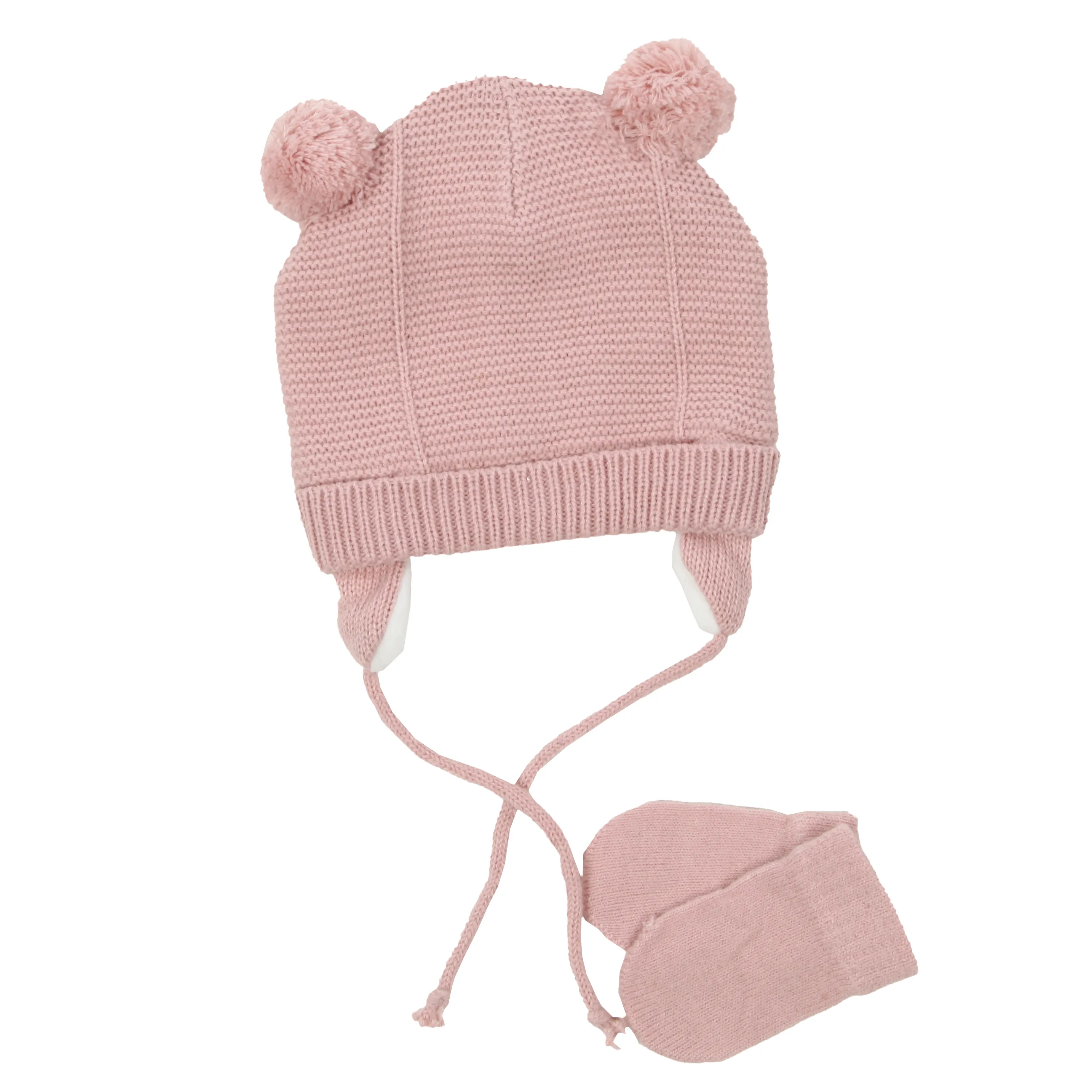 Baby Mädchen Set bestehend aus Mütze und Handschuhen