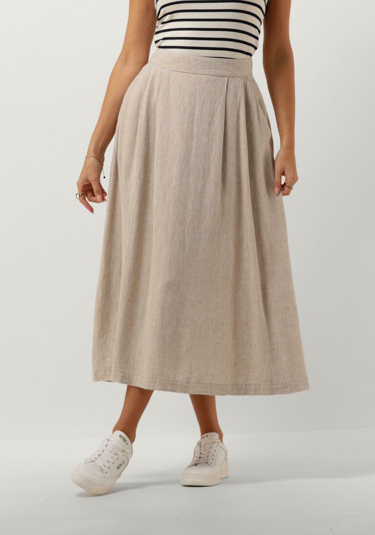MSCH COPENHAGEN zand msch copenhagen midirok mschjovene ginia hw long skirt