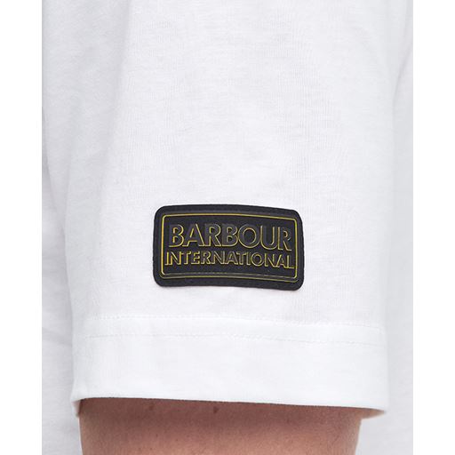 Barbour International Outline T-shirt, White, XXL