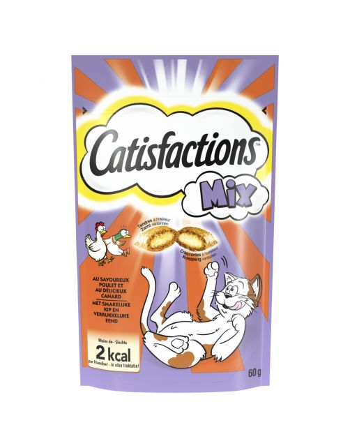 Catisfactions Kattensnoepjes 60 g - Kattensnack