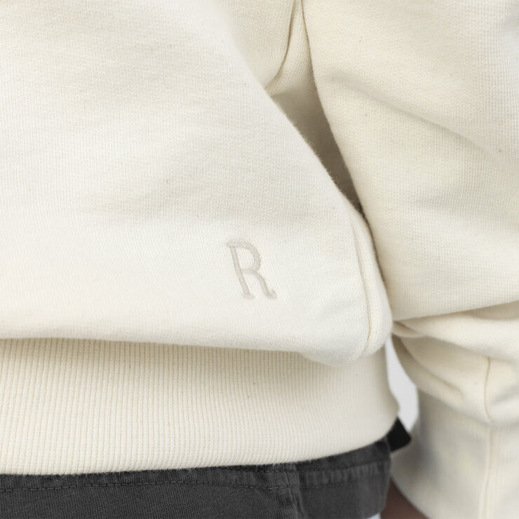 RVLT - Revolution Loose fit crewneck with our brand R on back Offwhite