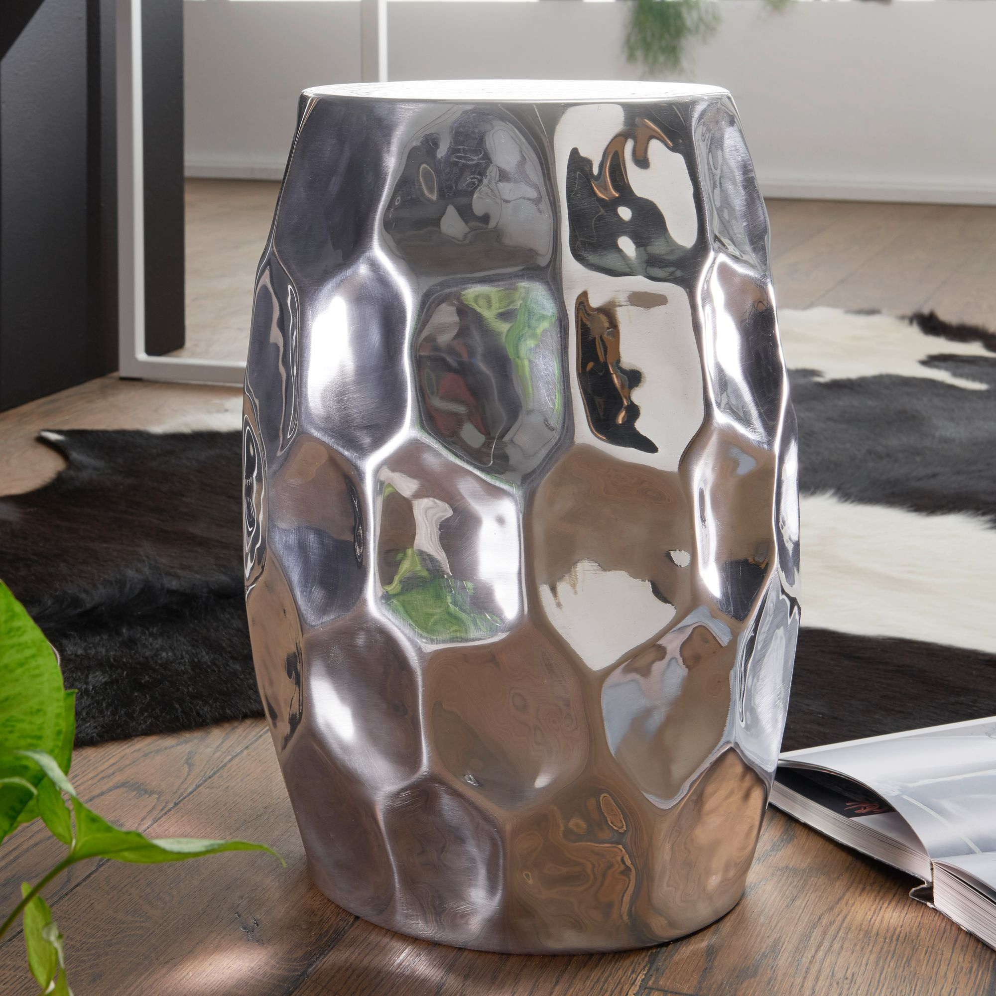 Beistelltisch silber