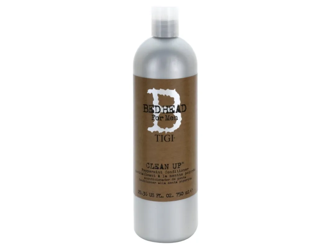 Tigi For Men Clean Up, Mænd, Professionel hårbalsam, Fugte, Reparation, Styrkende, 750 ml, Flaske, Pebermynte