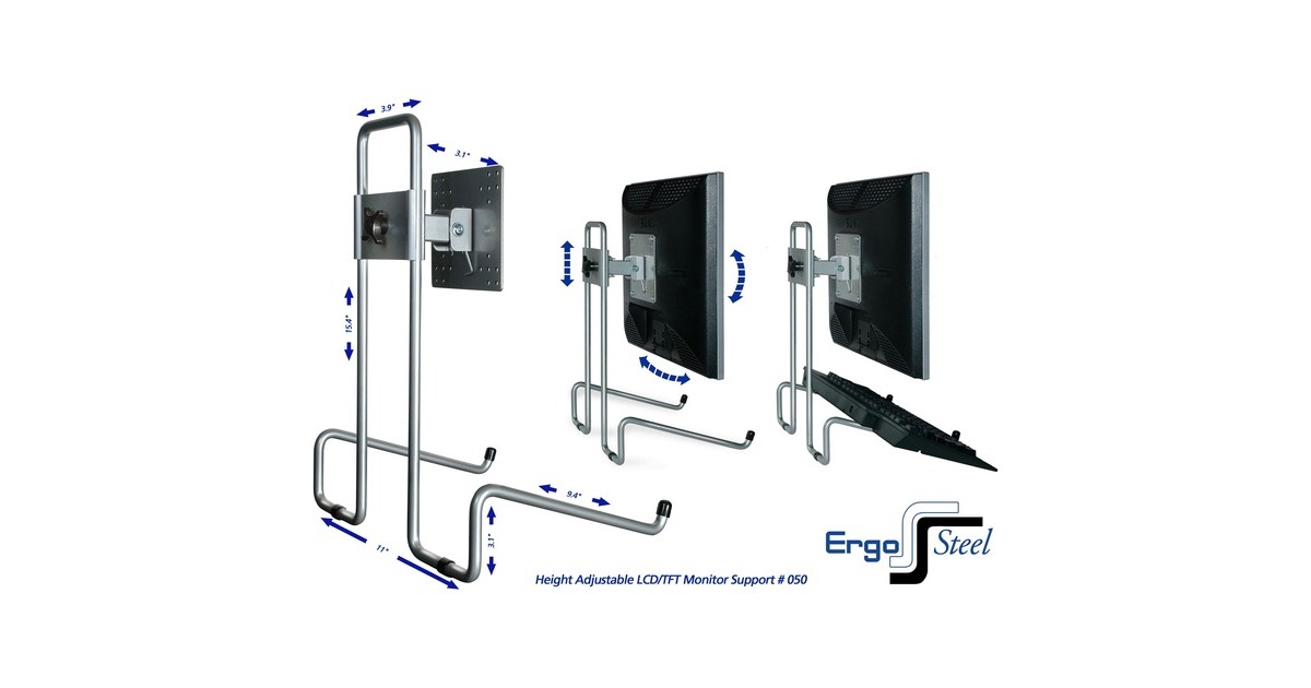 R-Go ToolsSteel Flex Monitorstandaard