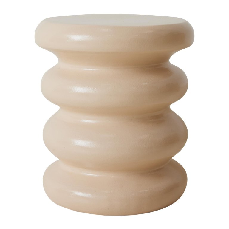 HKliving Allure bijzettafel Ø29 cream