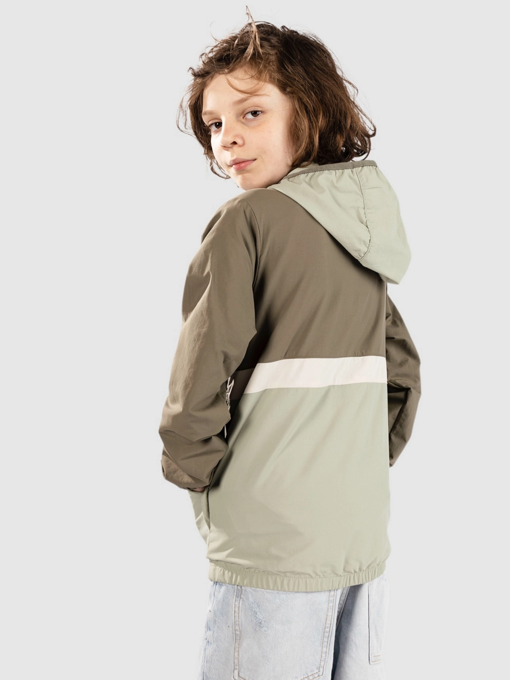 Columbia Spire Valley Kids Jacket stone green/sfri/drk stne