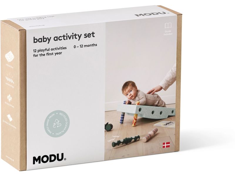 MODU Baby Activity Set Ocean Mint / Forest Green Aktivitätsset für Babys