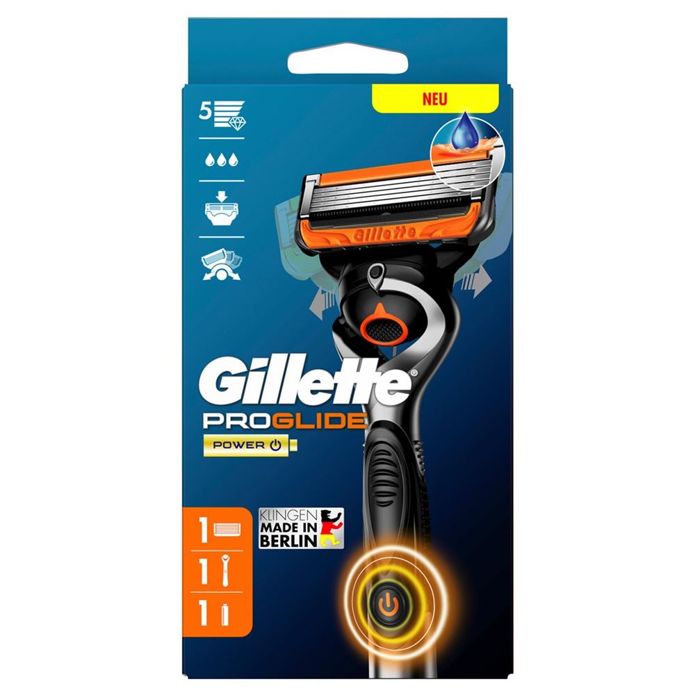 Gillette ProGlide Flexball Rasierapparat Power mit 1 Klinge 1 Stk