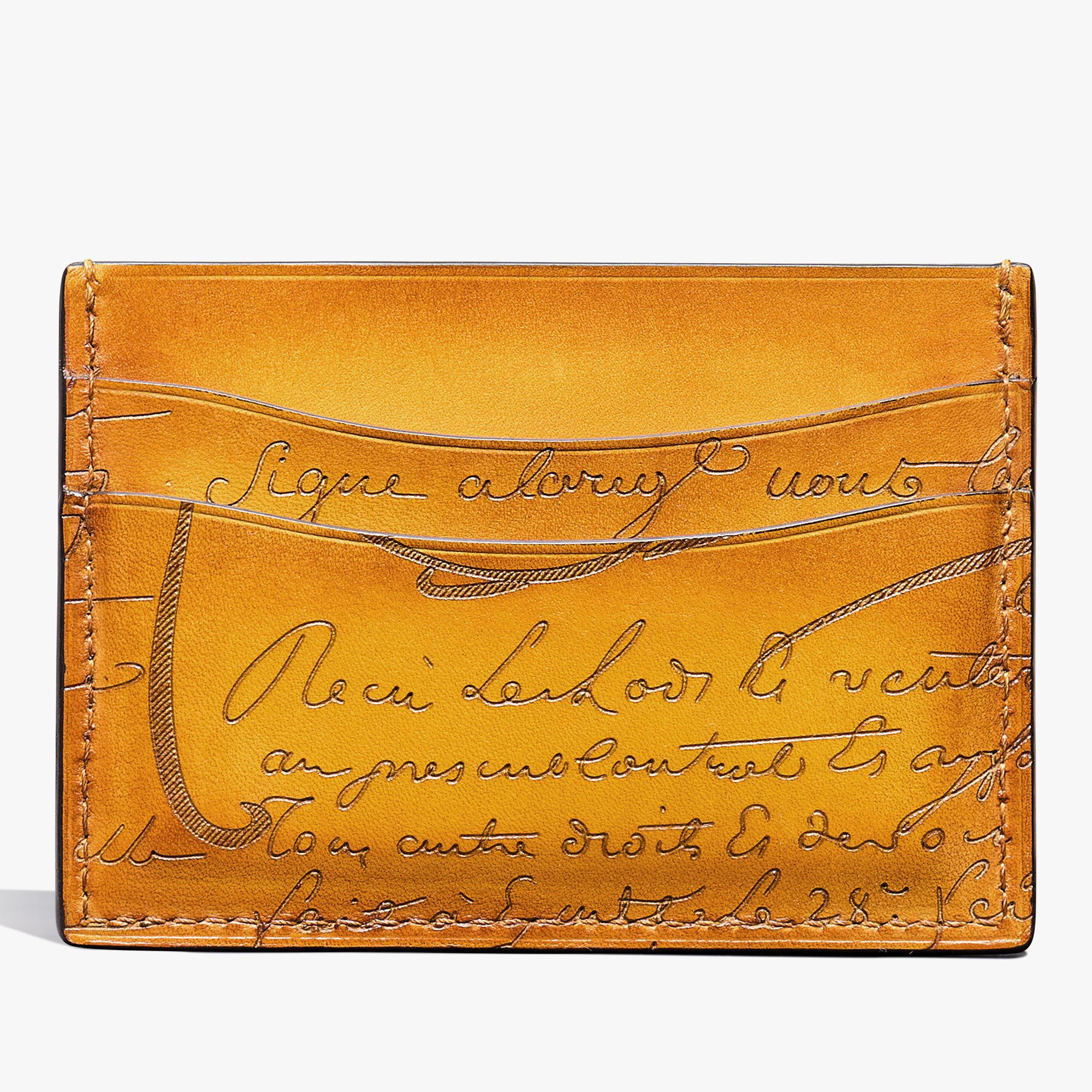 Porte-Cartes Bambou Neo En Cuir Scritto