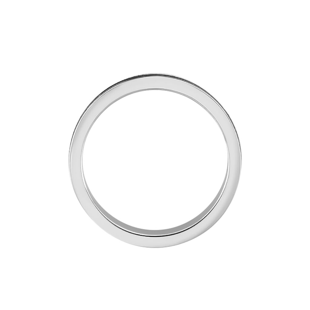 Bague Wallace Acier Blanc