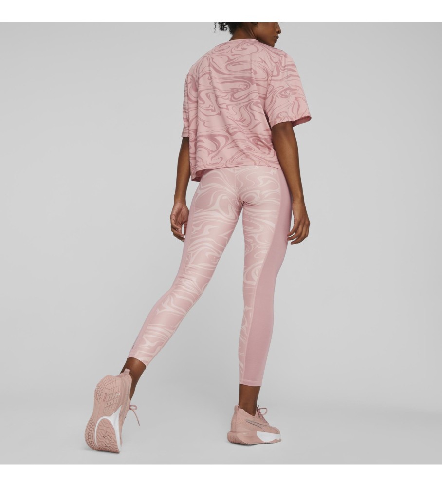 Calça legging Puma Favorite Printed 7/8 rosa
