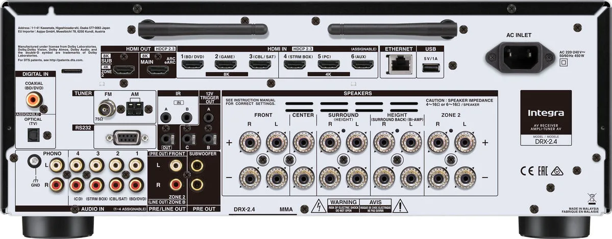 Integra DRX 2.4 Amplis home-cinéma