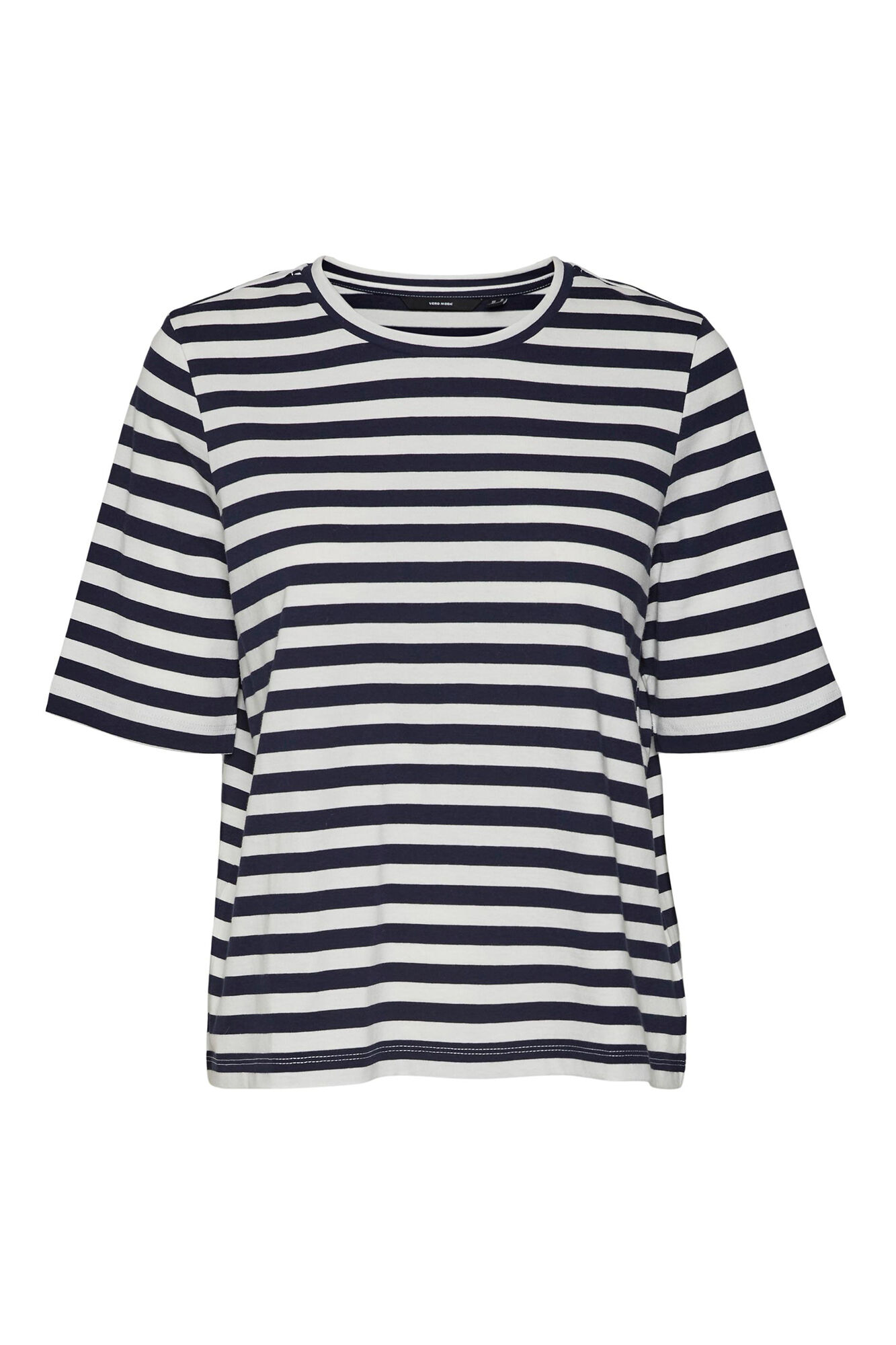 Camiseta de manga 2/4 - Azul Marinho