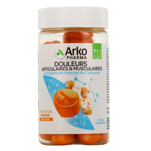 Arkopharma gummies curcuma - Douleurs articulaires et musculaires