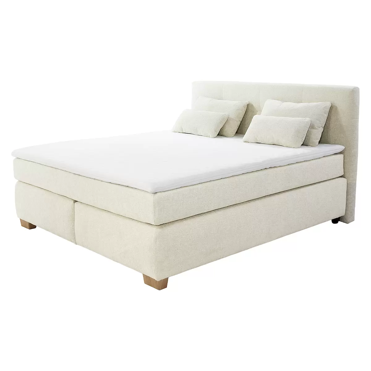 Boxspringbett Udo 180x200 Beige