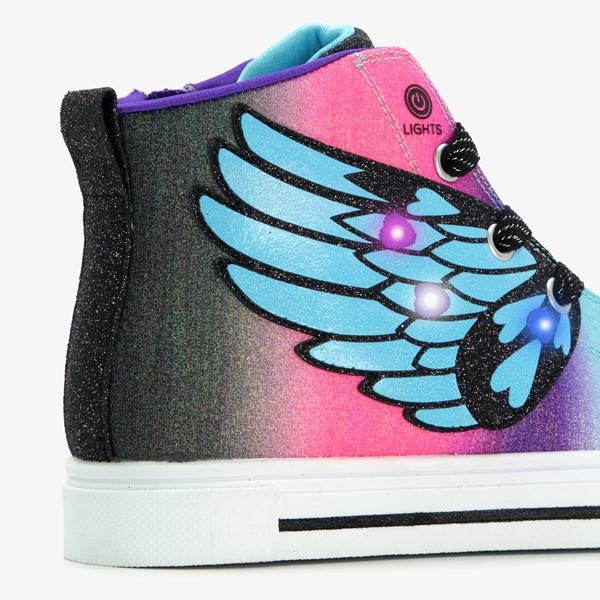 Skechers Twinkle Toes meisjes sneakers zwart