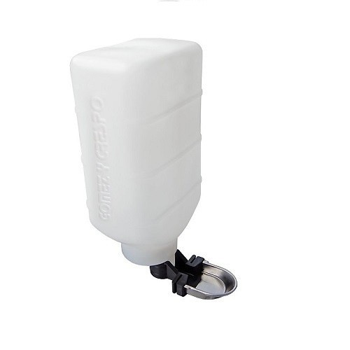Bebedouro universal Gyc com garrafão de 2 litros, branco/cinza/preto