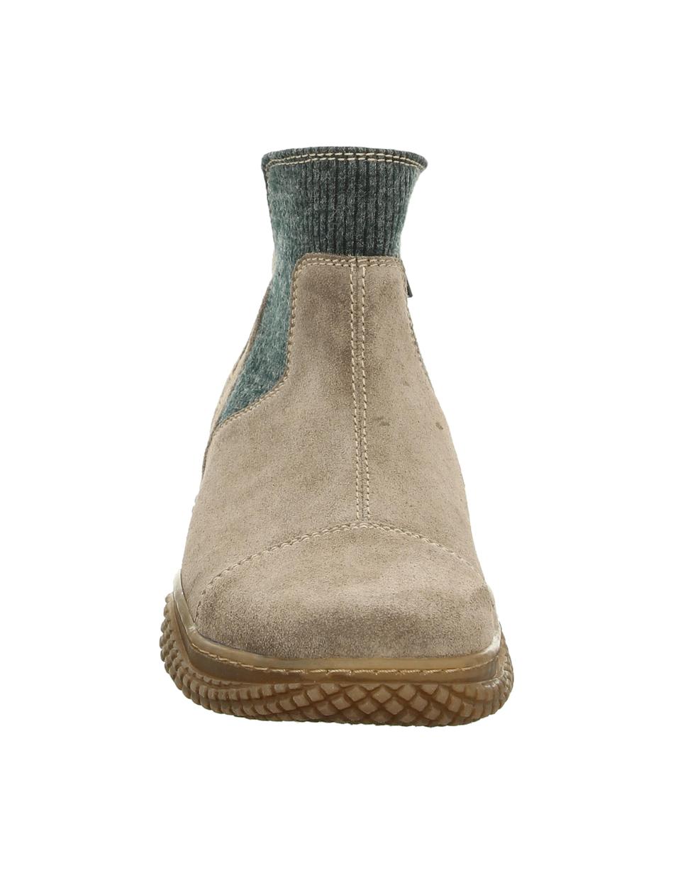 Stiefelette Amelie 08, grau-kombi