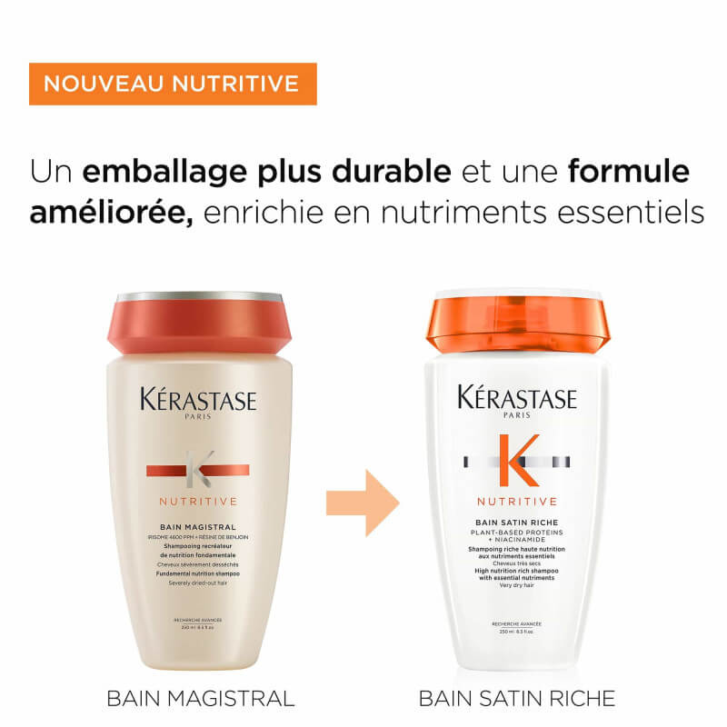 Bain Satin Riche Nutritive Kérastase 500ML
