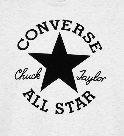 Converse Kapuzenpullover - Birch Heather m. Logo
