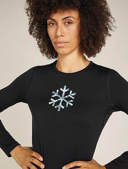 ICEBREAKER - OASIS LS CREWE POW FLOCON W