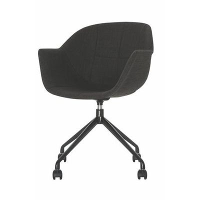 Lot de 2 chaises GANT - avec accoudoirs - anthracite