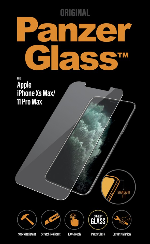 PanzerGlass™ - Skærmbeskyttelse Apple iPhone 11 Pro Max - Xs Max - Standard Fit