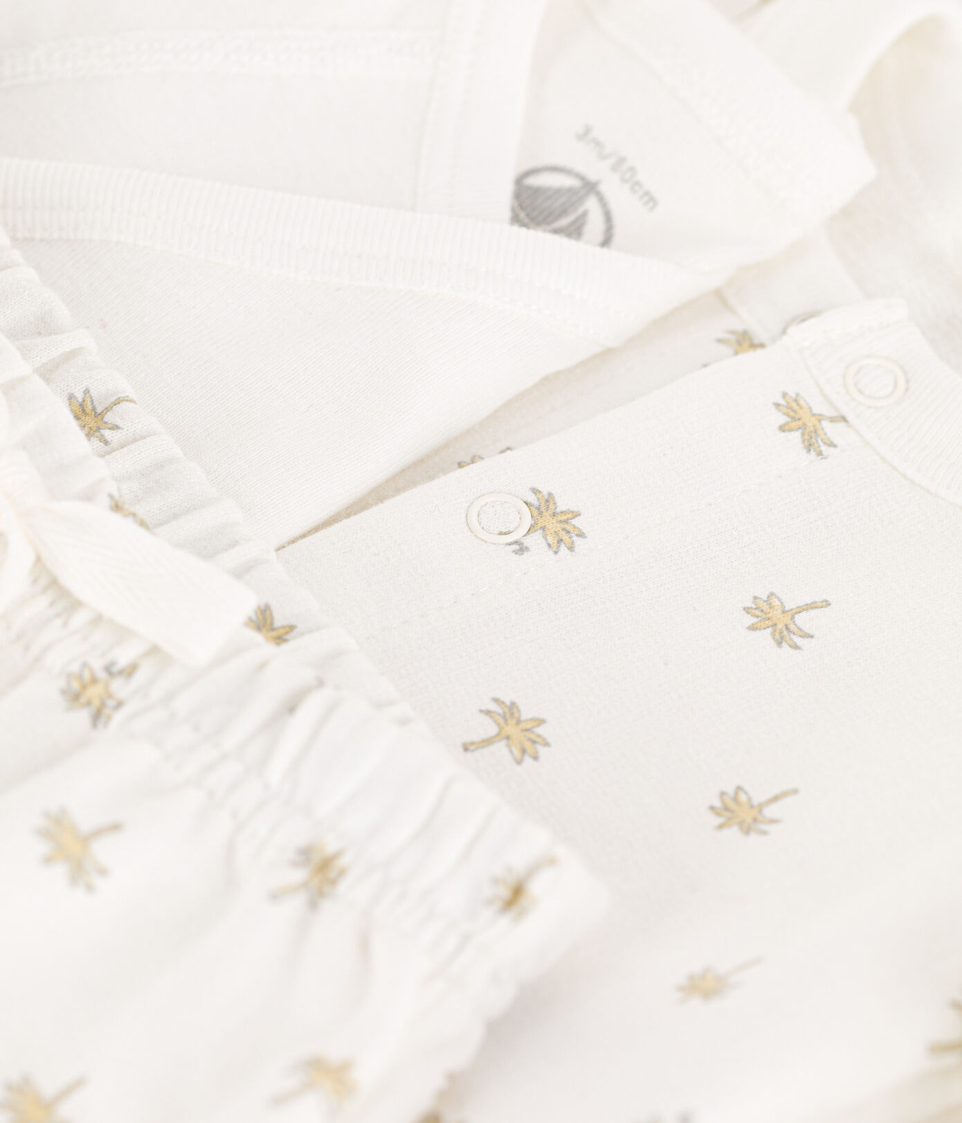 Ensemble imprimé en coton bébé