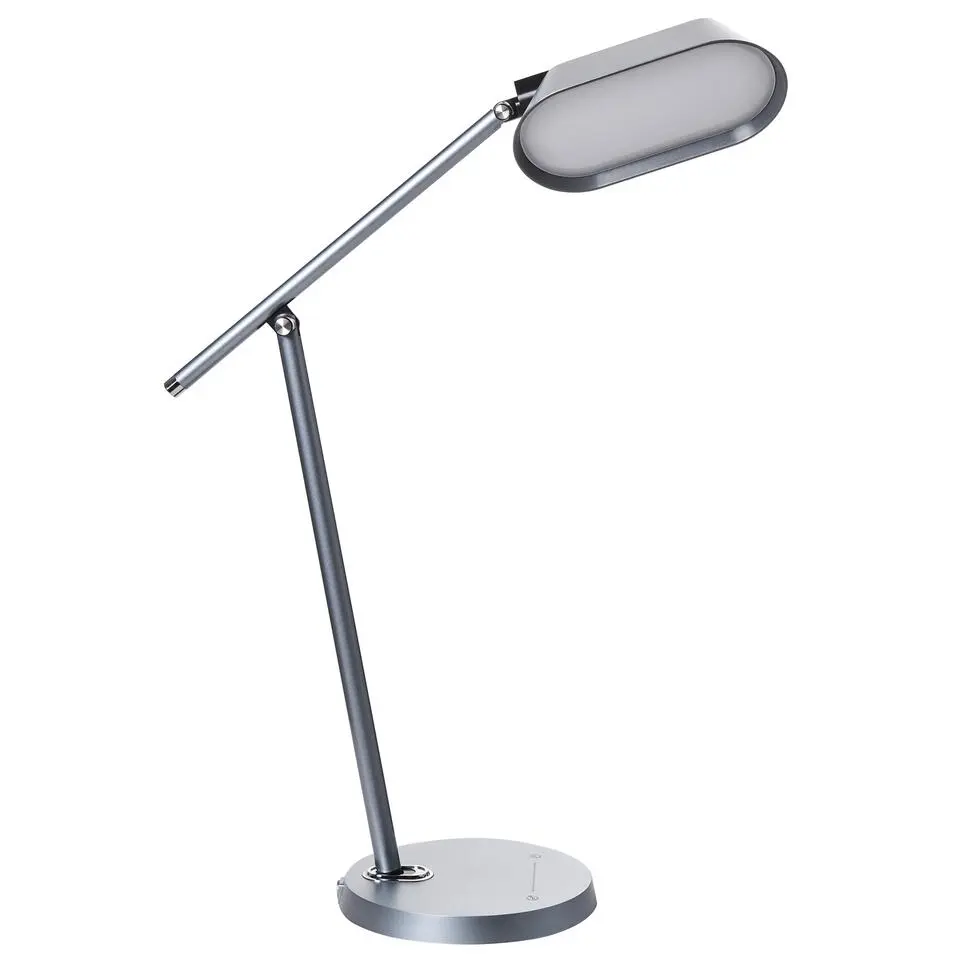 LEONIS - Bureaulamp LED - Grijs - Synthetisch materiaal