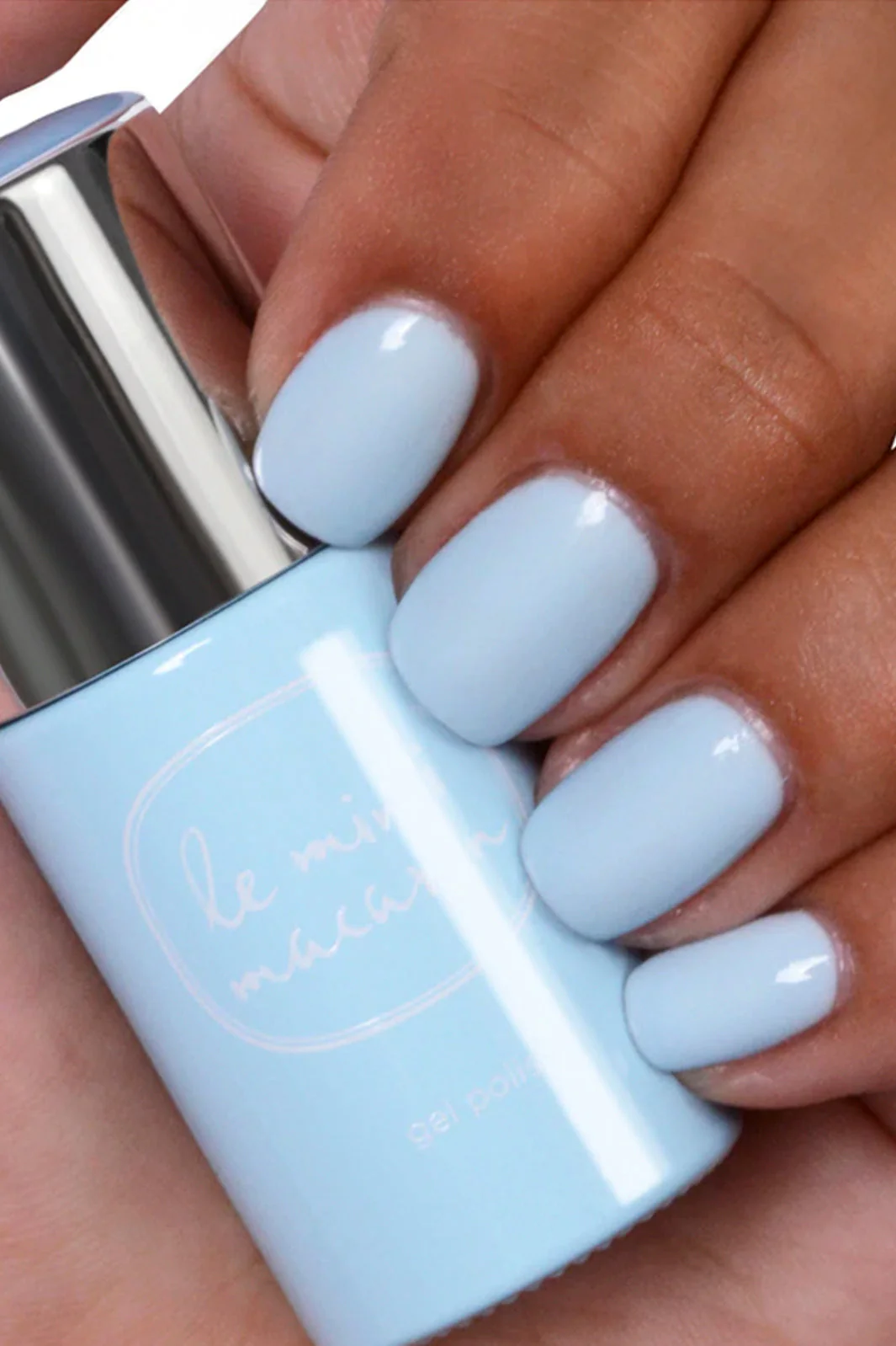 Le Mini Macaron Neglelak Gel blue vanilla