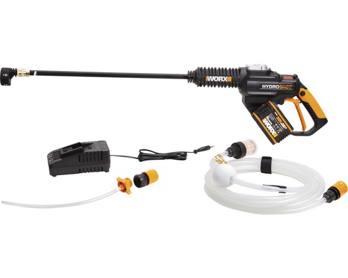 WORX Hydroshot WG630E 20V accu hogedrukreiniger inclusief accu en lader (druk 25 bar, 210 l/u)