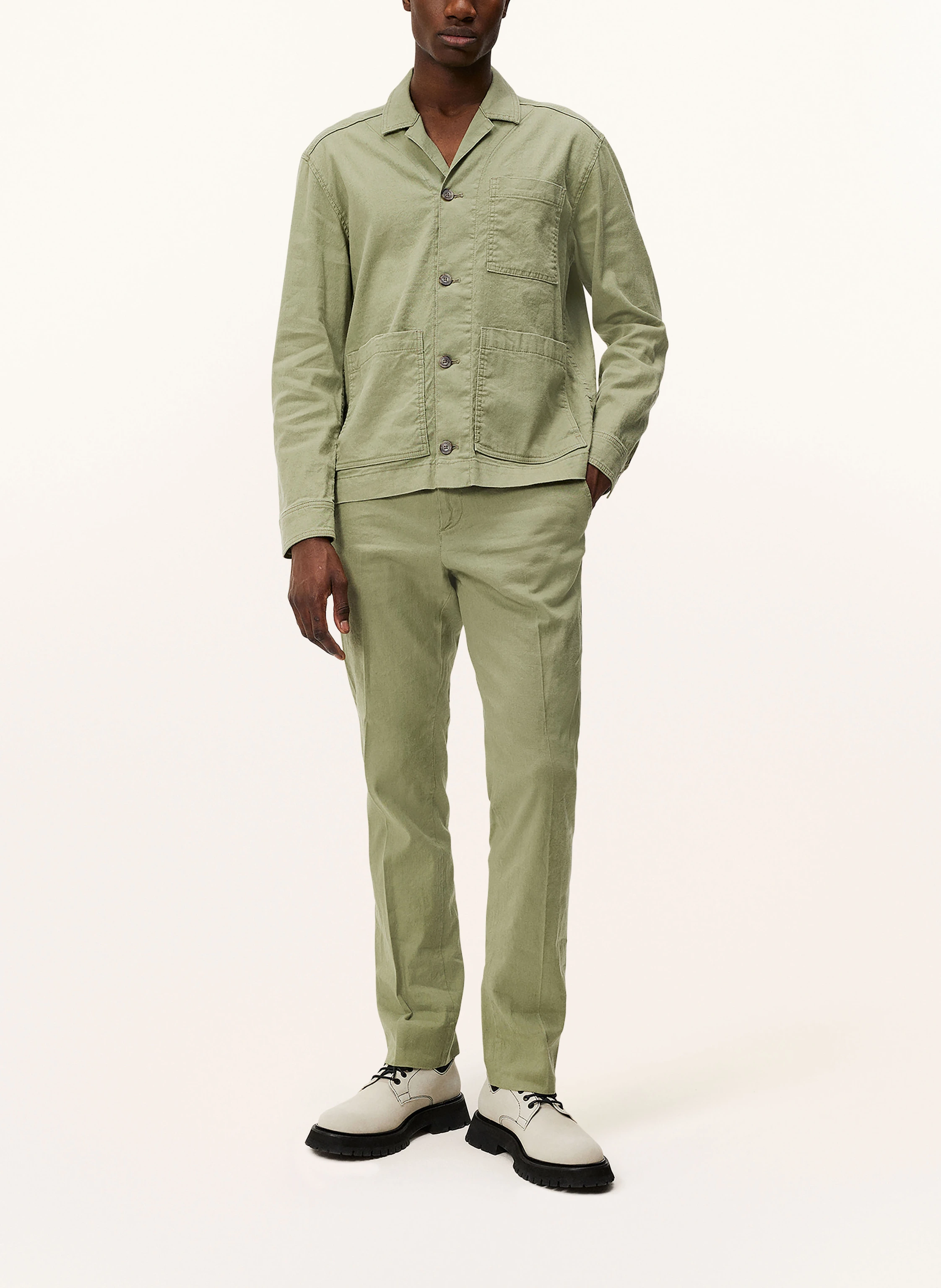 J.LINDEBERG Overjacket mit Leinen