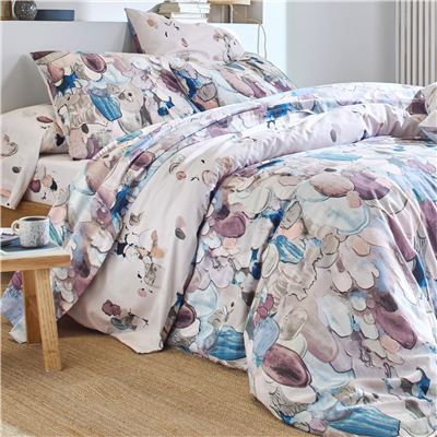 Linge de lit effet peinture - BECQUET CRÉATION