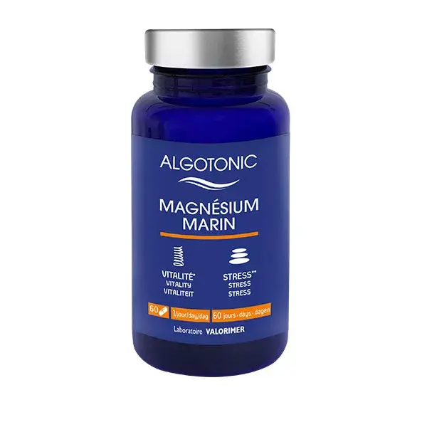 Algotonic Magnésio Marinho Anti-Stress - Caixa com 60 cápsulas