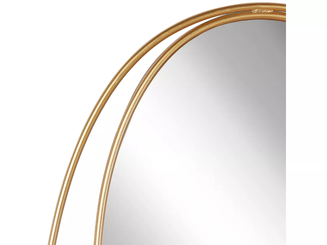 Miroir BESSON 55 cm 90 cm Métal Doré
