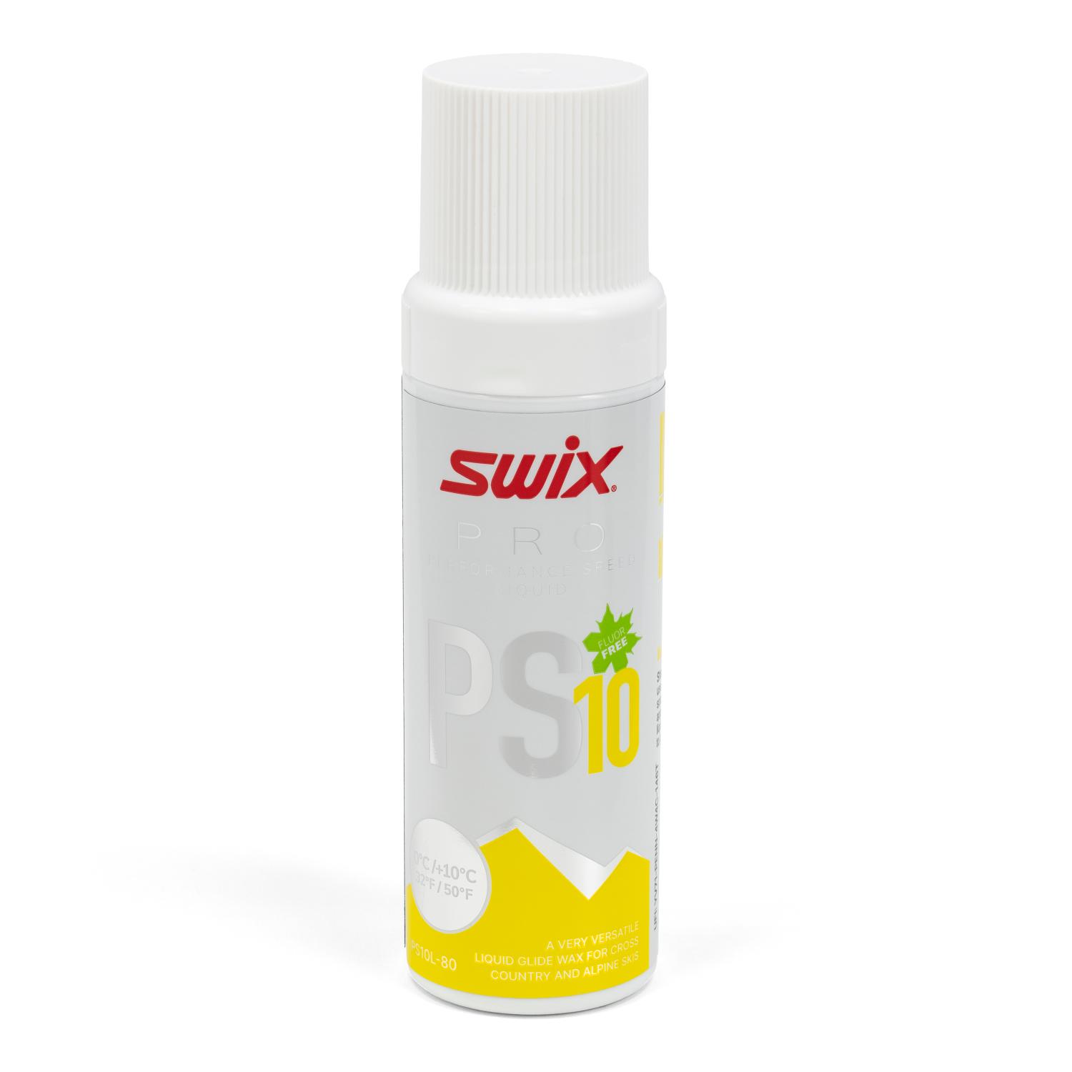 Swix Performance Speed 10 Liquid 80ml Slitesterk flytende glider med anbefalt temperatur mellom 0°C til +10°C