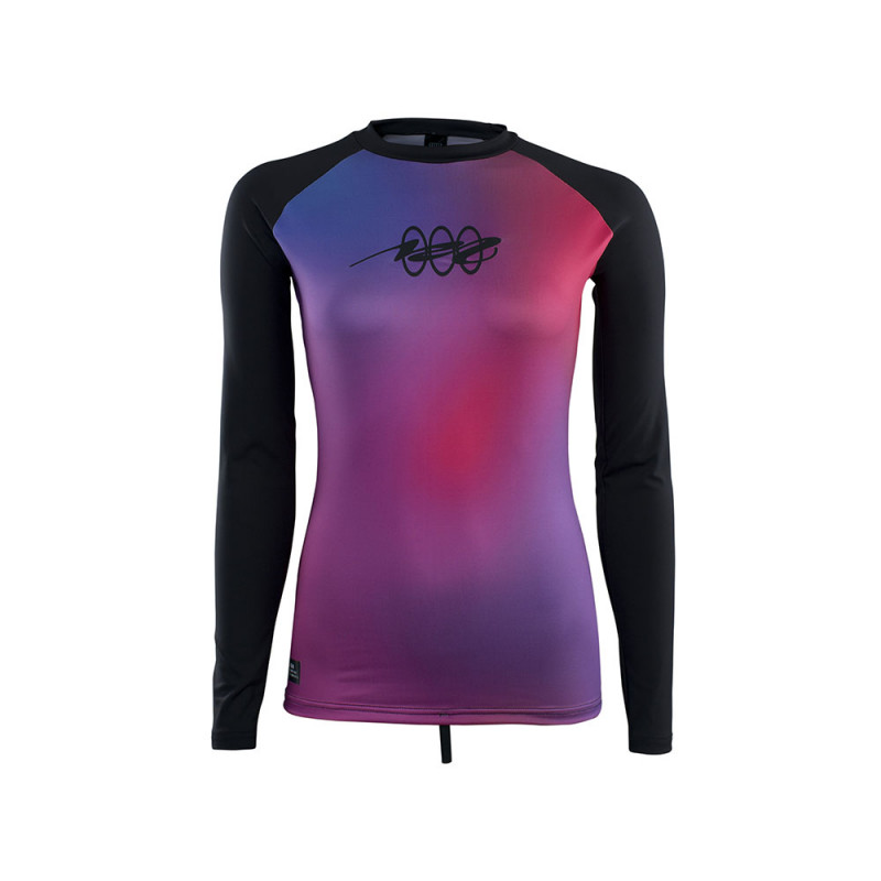 LYCRA FEMME ION LIZZ MANCHES LONGUES ROSE DARK