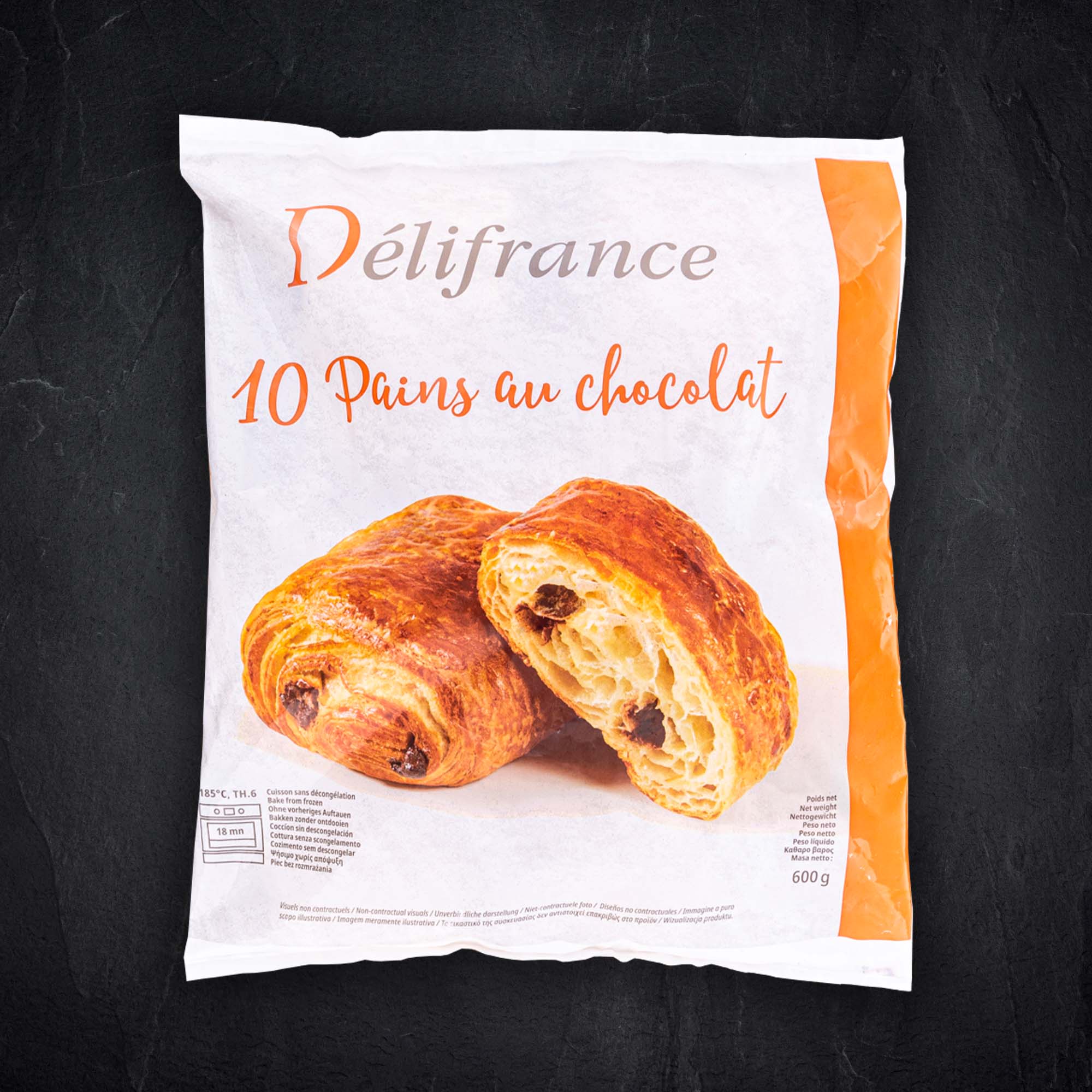 Schokoladencroissant/Schokoladenbrötchen (10 Stück pro Packung)