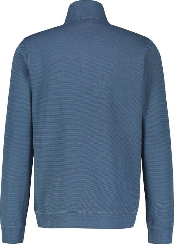 LERROS - Heren Sweater - Blauw - Katoen/Polyester - Regular Fit