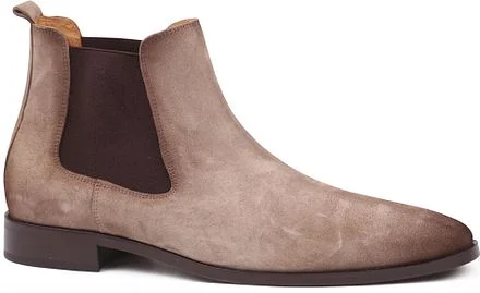Suitable Chelsea Boot Suede Beige 15632-S0173 kopen