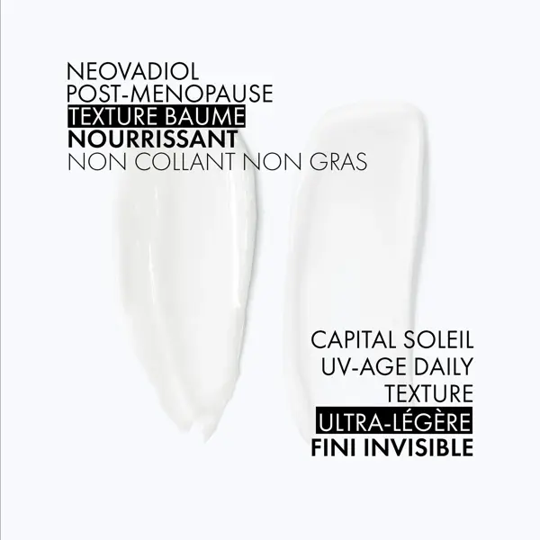 Rotina Vichy Menopausa: Creme Diurno Pós-Menopausa Neovadiol 50ml e Protetor Solar Facial Capital Soleil UV-Age FPS 50+40ml