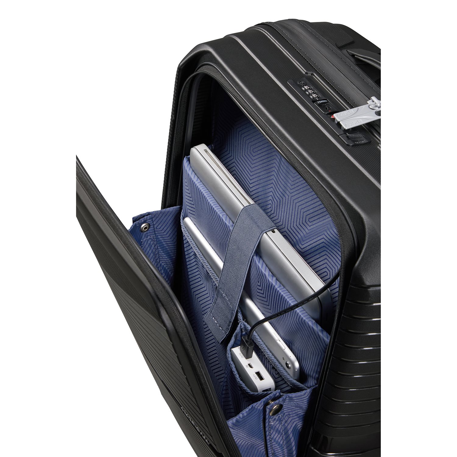 American Tourister Airconic Spinner 55 Frontloader 15.6'' onyx black