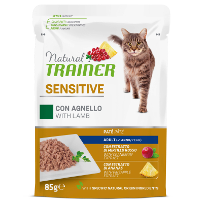 Trainer Natural Nassfutter Sensitive Lamm 12x85g Beutel