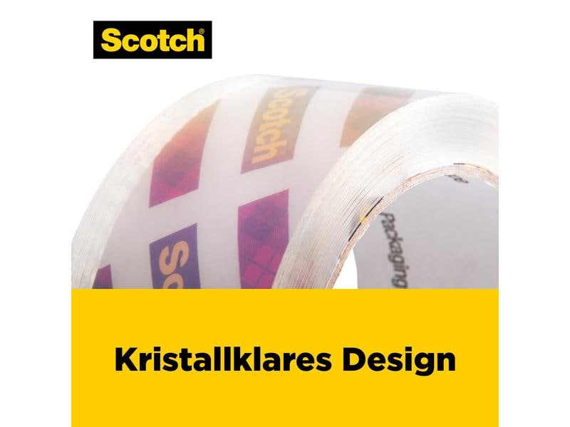 Scotch Verpackungsband Box Lock 48 mm x 50 m, 3 Rollen Verpackungsklebeband