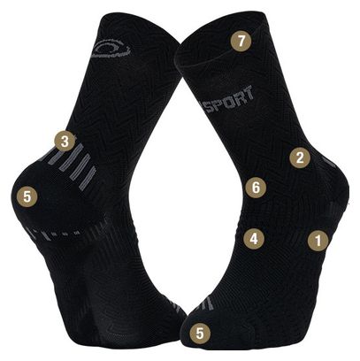 Paire de Chaussettes BV Sport Run Marathon  Noir