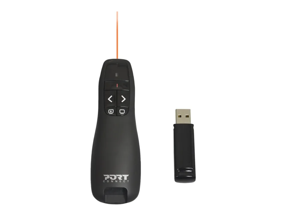 PORT Connect - Fjernbetjening til præsentation - 6 knapper - RF
