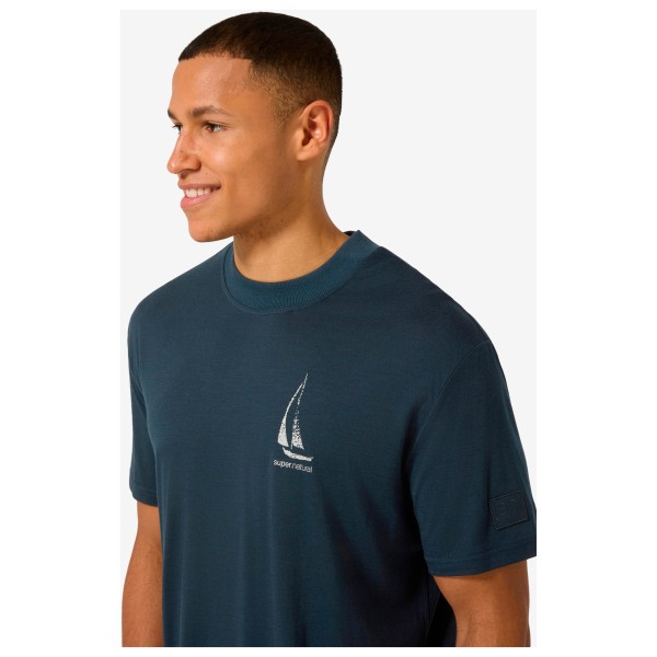 super.natural - Sailing Boat Bio Jersey Tee - Haut en mérinos