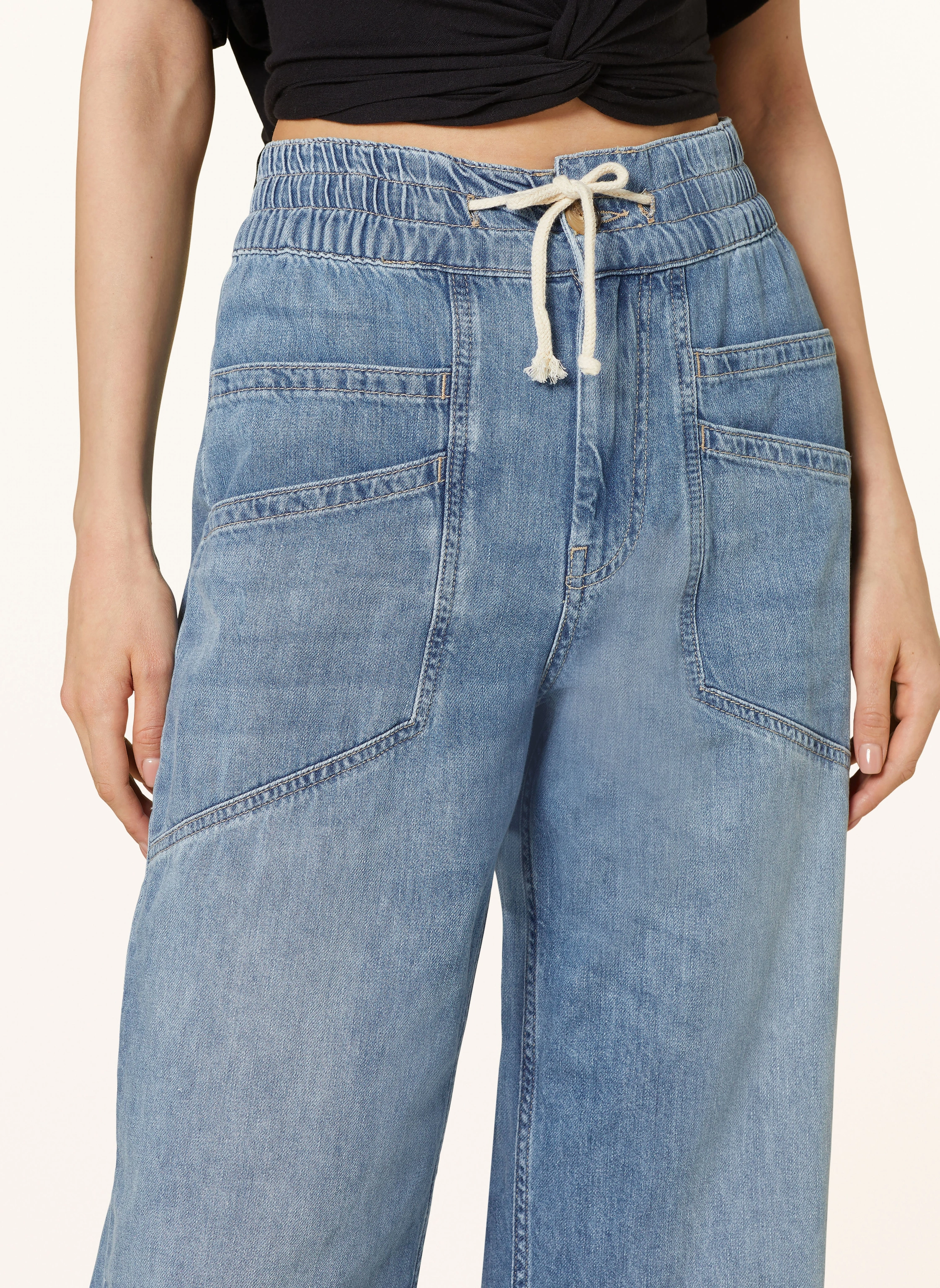 ba&sh Straight Jeans MIMA im Jogging-Stil